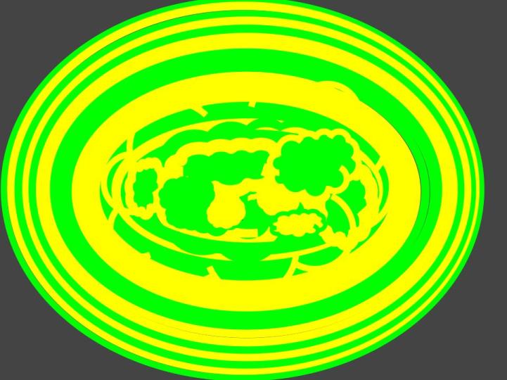 Vision behind the closed eys