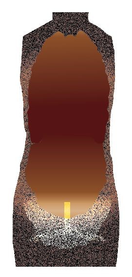 Breath infusion mental thrust in the center of the lower trunk