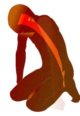 Energy flow between head and trunk