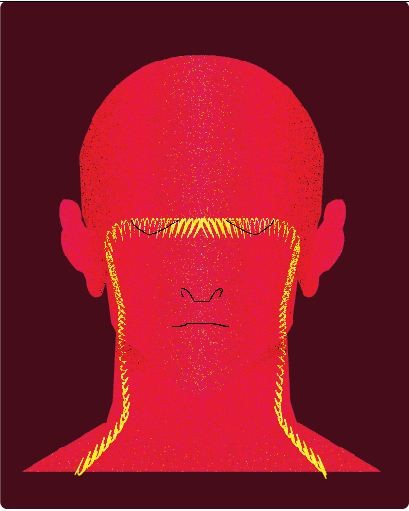 Light Filament through Eyes