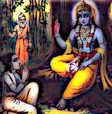 Lord Krishna teaches Uddhava