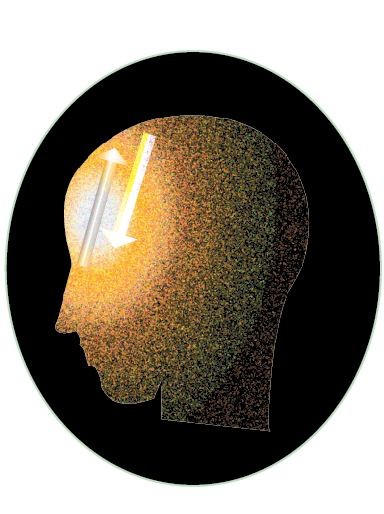Breath Infusion to frontal part of the brain