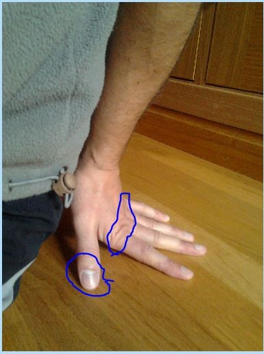 Fingers down