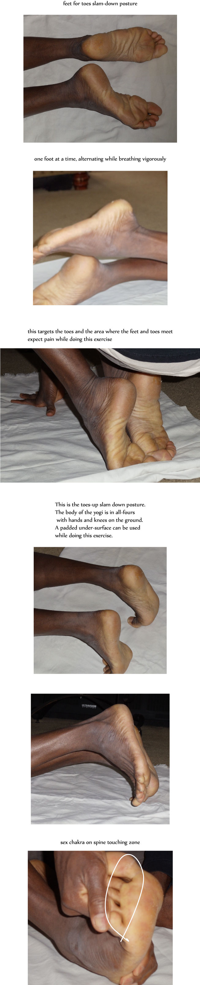 To affect the lowest two chakras